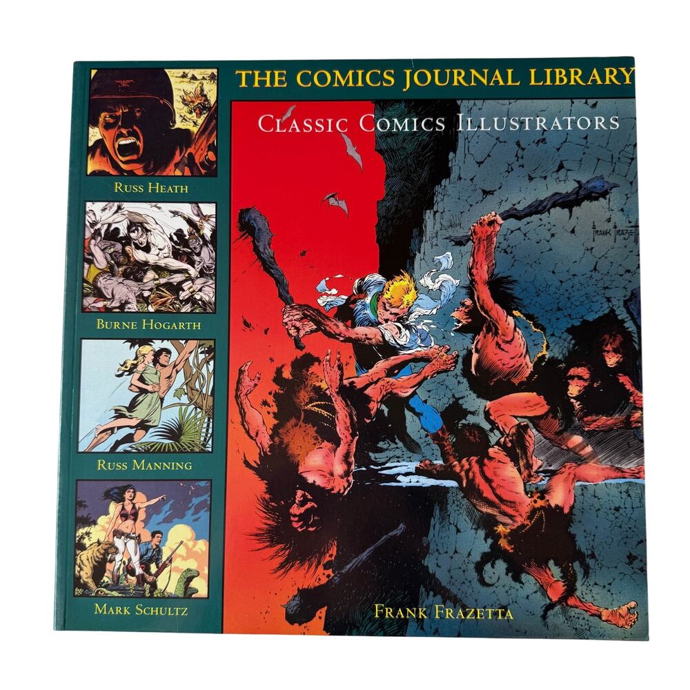 The Comics Journal Library Vol 5 Classic Illustrators Frank Frazetta Russ Heath